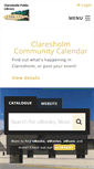 Mobile Screenshot of claresholmlibrary.ca